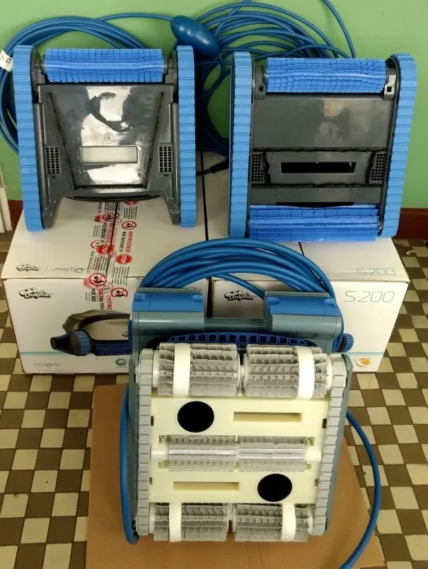odkurzacze basenowe dolphin maytronics s100 s200 s300 m400 porównanie 4